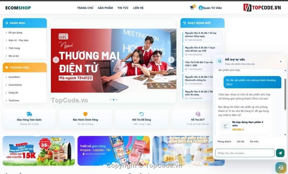 AI,thương mại,tích hợp,điện tử